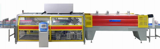 High Efficiency Pe Film Shrink Packing Machine With Touch Screen Panel