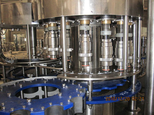 Automatic Bottle Conveyor Systems , Electric Washing Filling Capping Machine