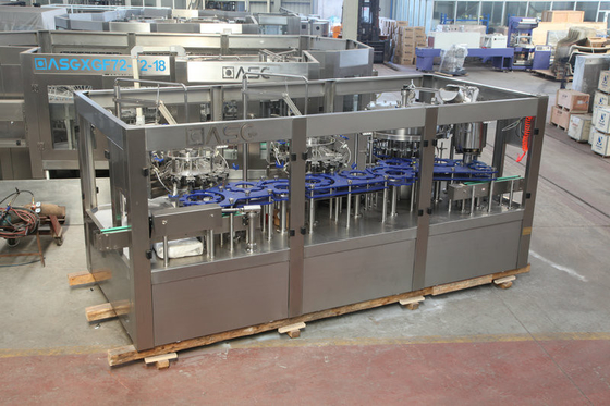 Coca Cola Carbonated Drink Filling Machine , Automatic Bottle Filling Machine