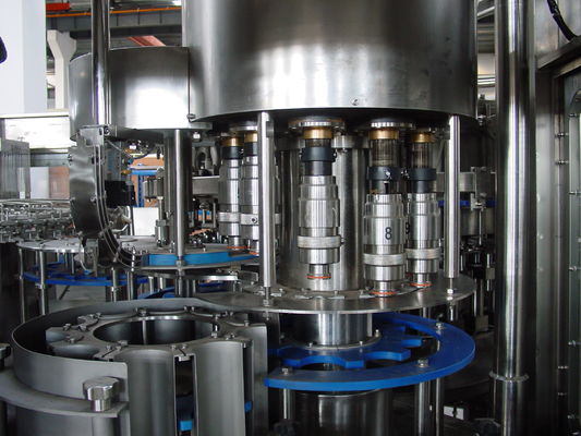 65 Heads High Speed Soft Drink Auto Carbonated Drink Filling Machine Beverage