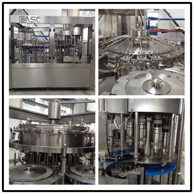 65 Heads High Speed Soft Drink Auto Carbonated Drink Filling Machine Beverage